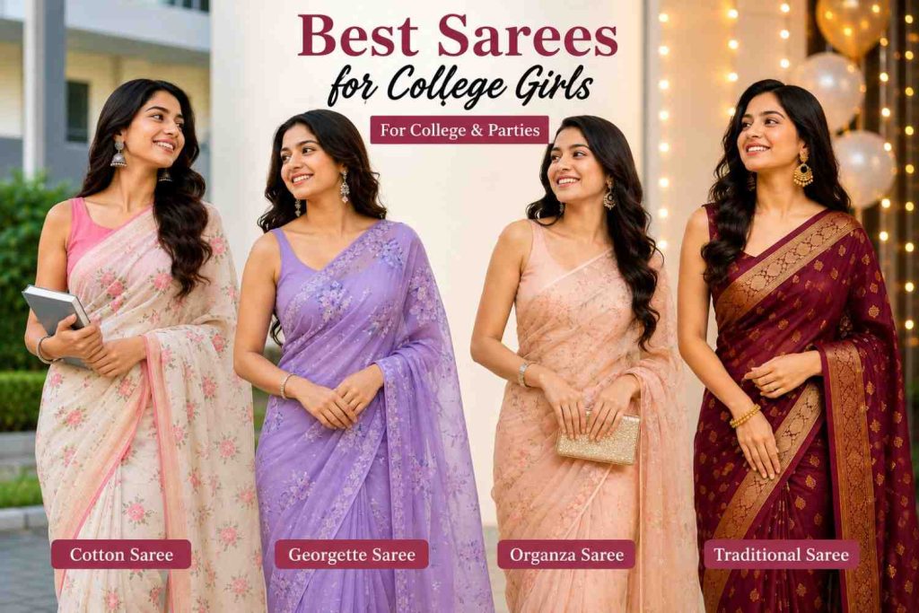 best sarees for college girls